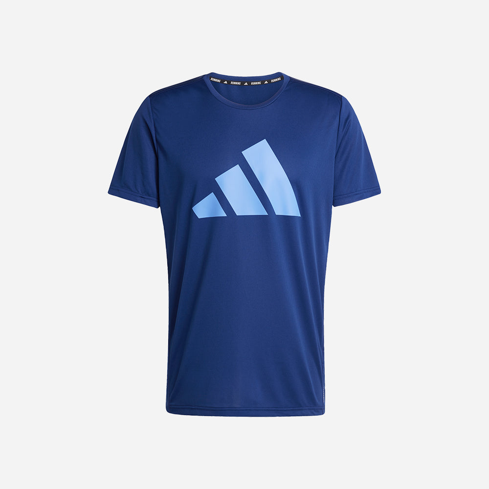 Áo Thun Nam Adidas Run It - Xanh Dương - Supersports Vietnam