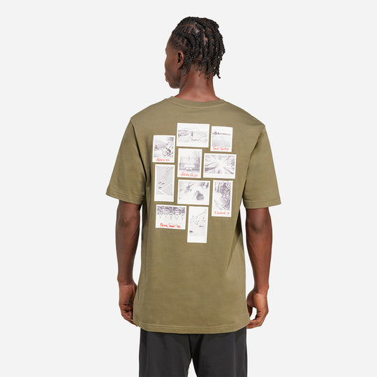 Áo Thun Nam Adidas Memories Of Sport Gallery Graphic - Nâu