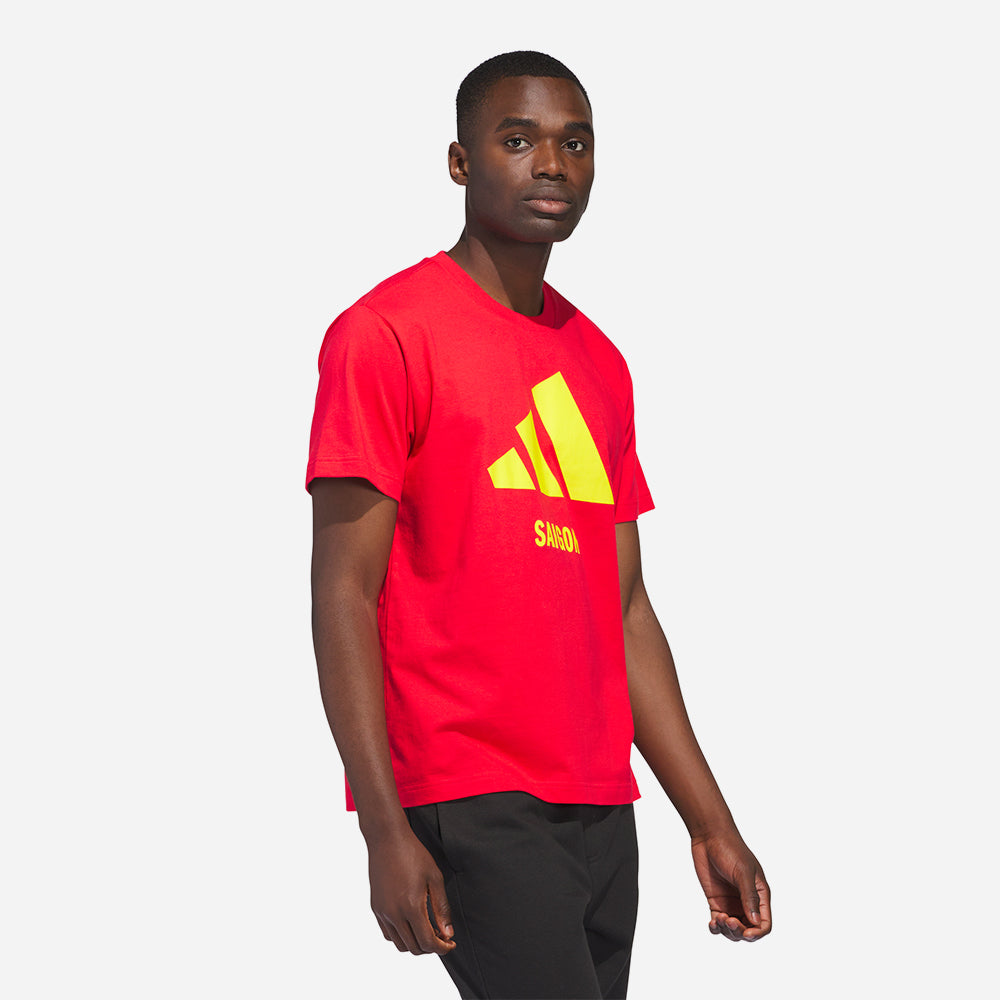 Áo Tay Ngắn Unisex Adidas Saigon - Đỏ - Supersports Vietnam