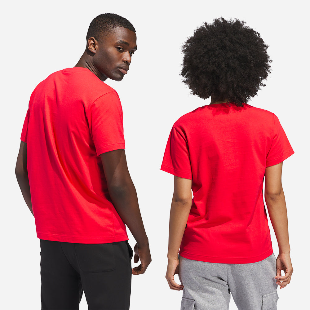 Áo Tay Ngắn Unisex Adidas Saigon - Đỏ - Supersports Vietnam