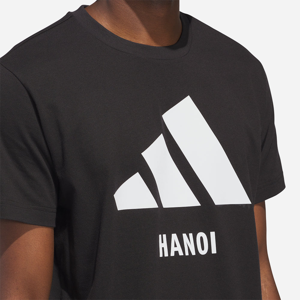 Áo Tay Ngắn Unisex Adidas Hanoi - Đen - Supersports Vietnam