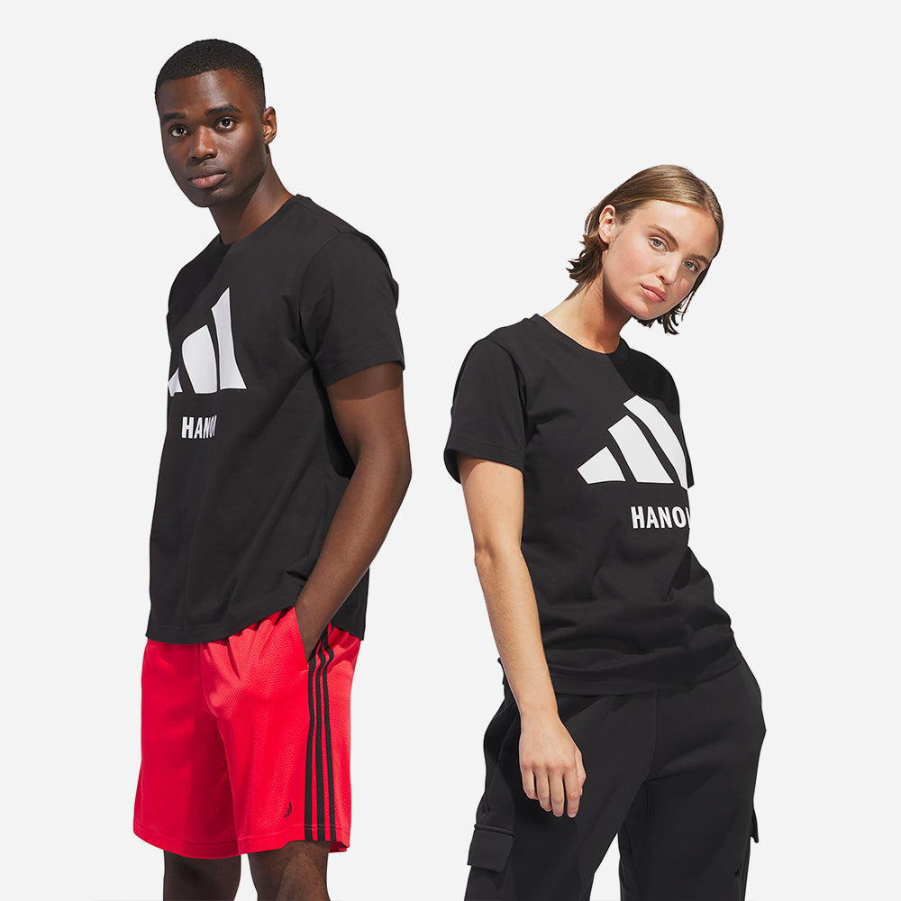 Áo Tay Ngắn Unisex Adidas Hanoi - Đen - Supersports Vietnam
