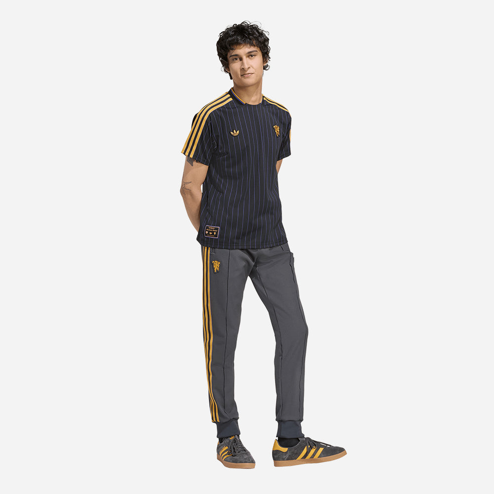 Quần Dài Thể Thao Nam Adidas Manchester United Terrace Icons Track - Xám - Supersports Vietnam