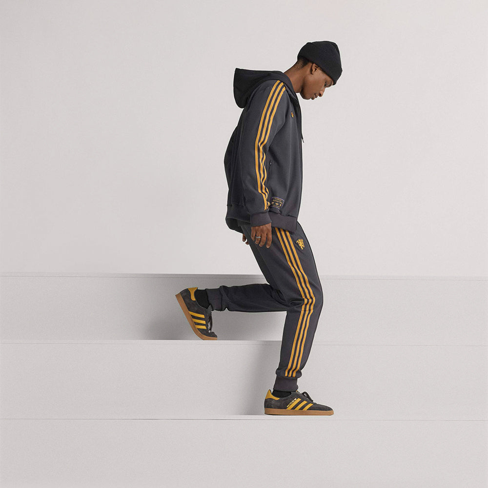 Quần Dài Thể Thao Nam Adidas Manchester United Terrace Icons Track - Xám - Supersports Vietnam