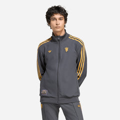 Áo Khoác Nam Adidas Manchester United Terrace Icons Track - Xám - Supersports Vietnam