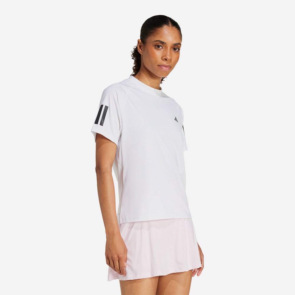 Áo Thun Tay Ngắn Nữ Adidas Club - Trắng - Supersports Vietnam