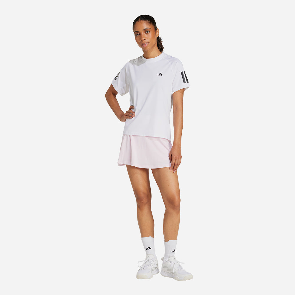 Áo Thun Tay Ngắn Nữ Adidas Club - Trắng - Supersports Vietnam