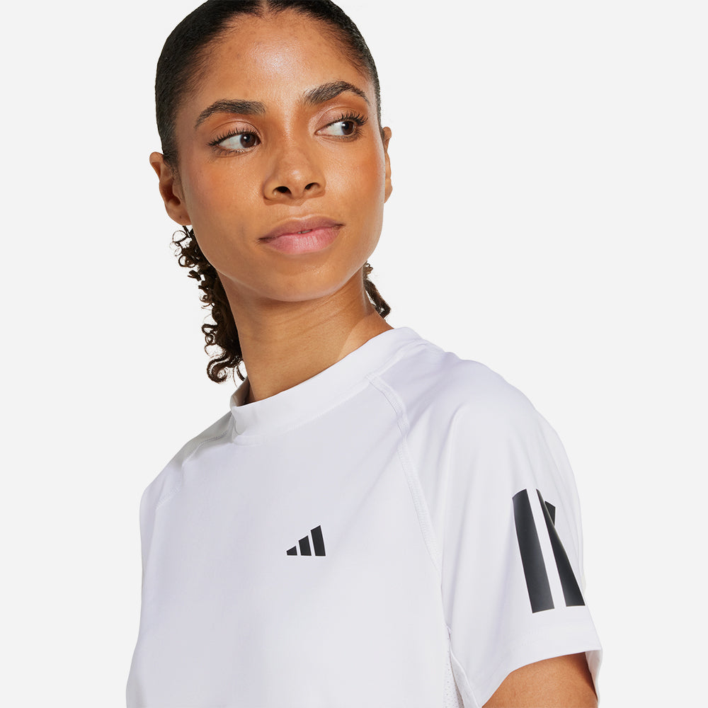 Áo Thun Tay Ngắn Nữ Adidas Club - Trắng - Supersports Vietnam