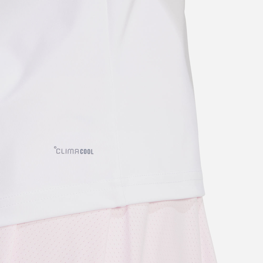 Áo Thun Tay Ngắn Nữ Adidas Club - Trắng - Supersports Vietnam