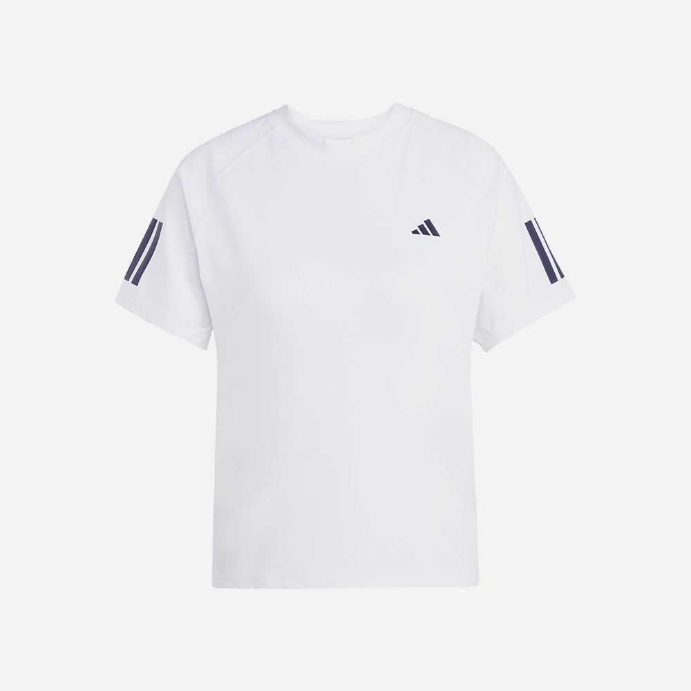 Áo Thun Tay Ngắn Nữ Adidas Club - Trắng - Supersports Vietnam