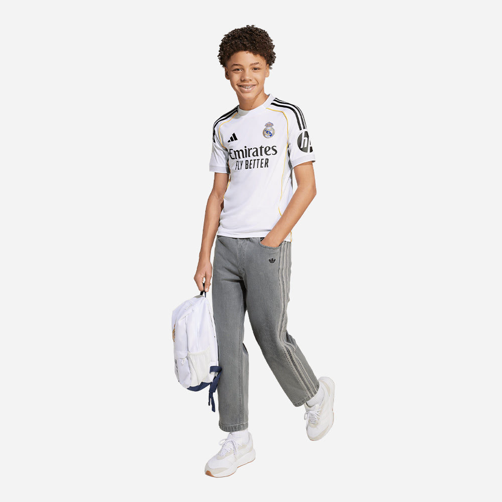 Áo Đá Bóng Trẻ Em Adidas Sân Nhà Real Madrid 25/26 - Trắng - Supersports Vietnam