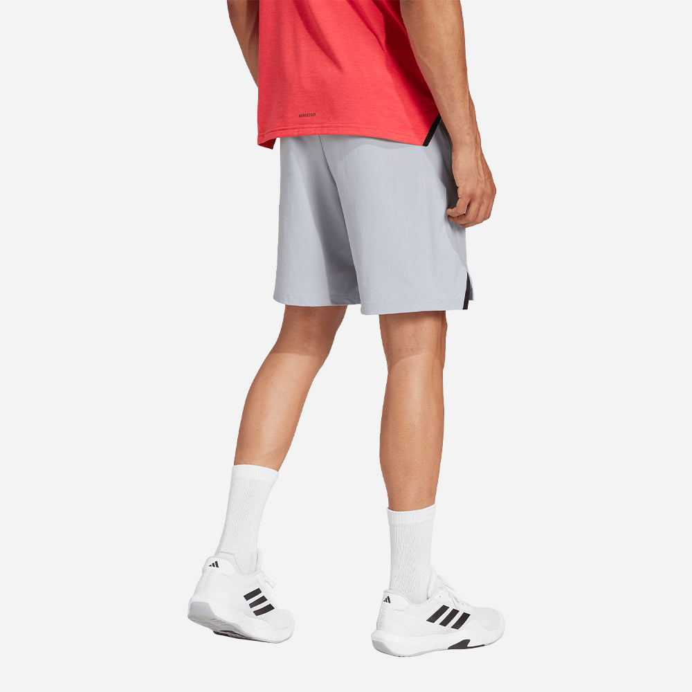 Quần Ngắn Thể Thao Nam Adidas Designed For Training Workout - Xám - Supersports Vietnam