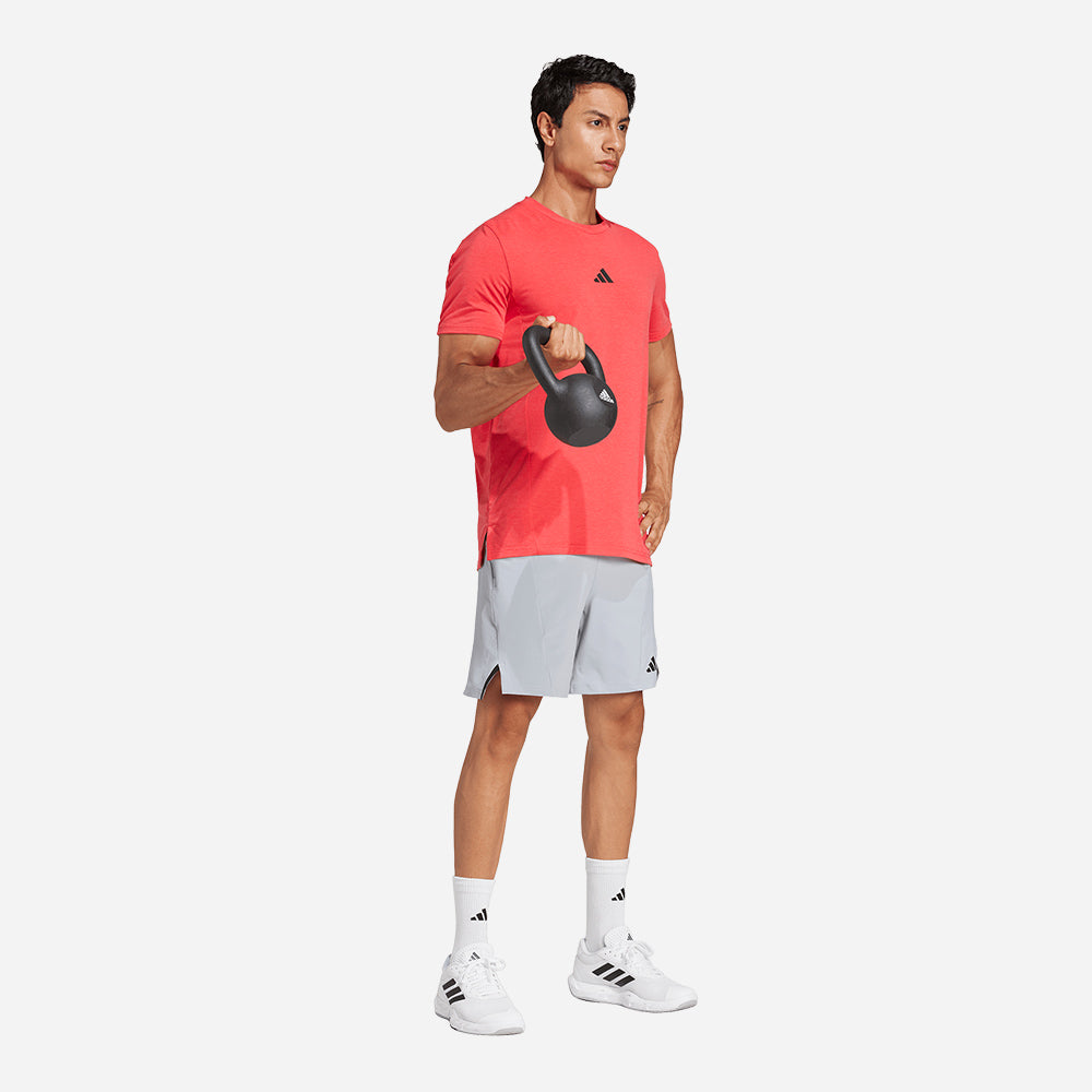 Quần Ngắn Thể Thao Nam Adidas Designed For Training Workout - Xám - Supersports Vietnam