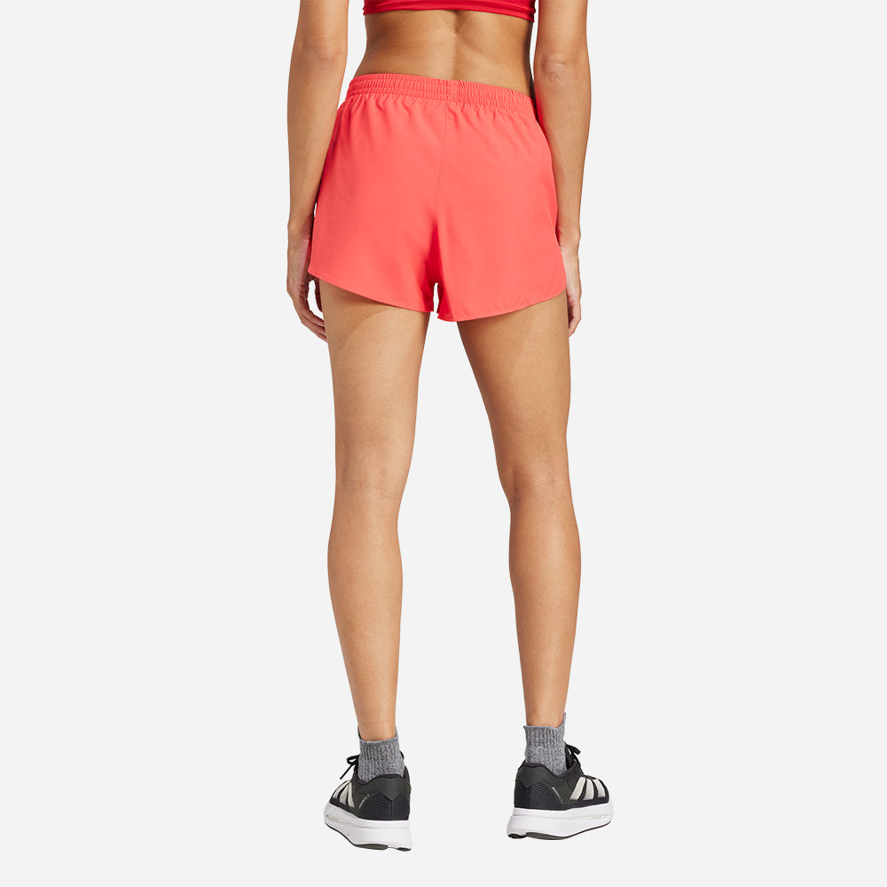 Quần Ngắn Nữ Adidas Adizero Essentials - Cam San Hô - Supersports Vietnam