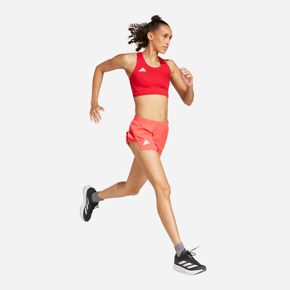 Quần Ngắn Nữ Adidas Adizero Essentials - Cam San Hô - Supersports Vietnam