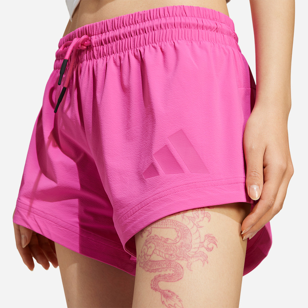 Quần Ngắn Nữ Adidas Z.N.E. Woven - Hồng - Supersports Vietnam