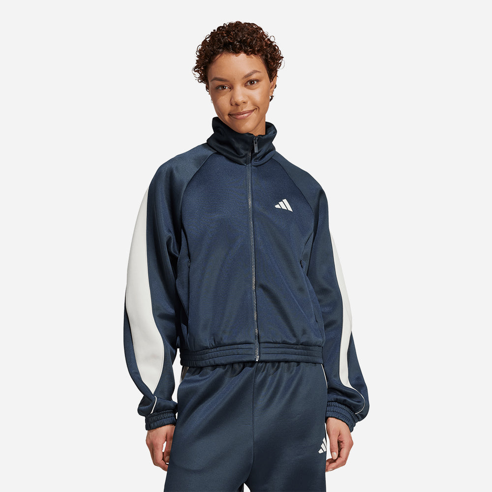 Áo Khoác Nữ Adidas Stadium Track - Xanh Navy - Supersports Vietnam