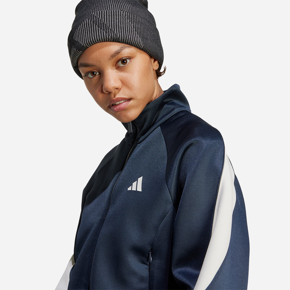 Áo Khoác Nữ Adidas Stadium Track - Xanh Navy - Supersports Vietnam