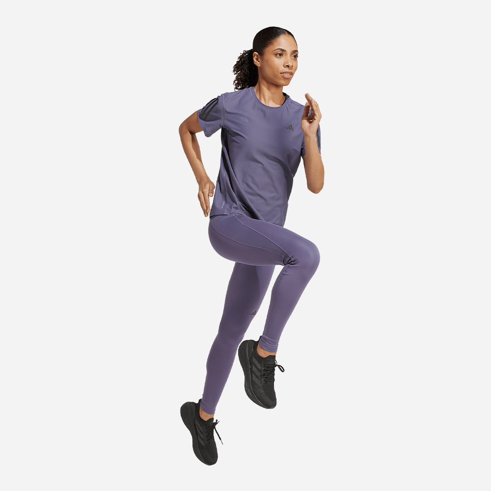 Áo Thun Nữ Adidas Own The Run - Tím - Supersports Vietnam