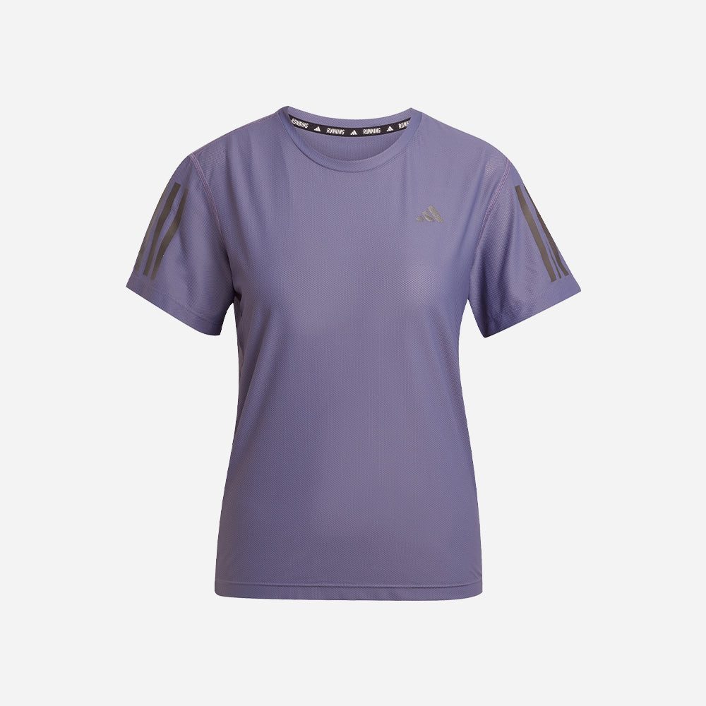Áo Thun Nữ Adidas Own The Run - Tím - Supersports Vietnam