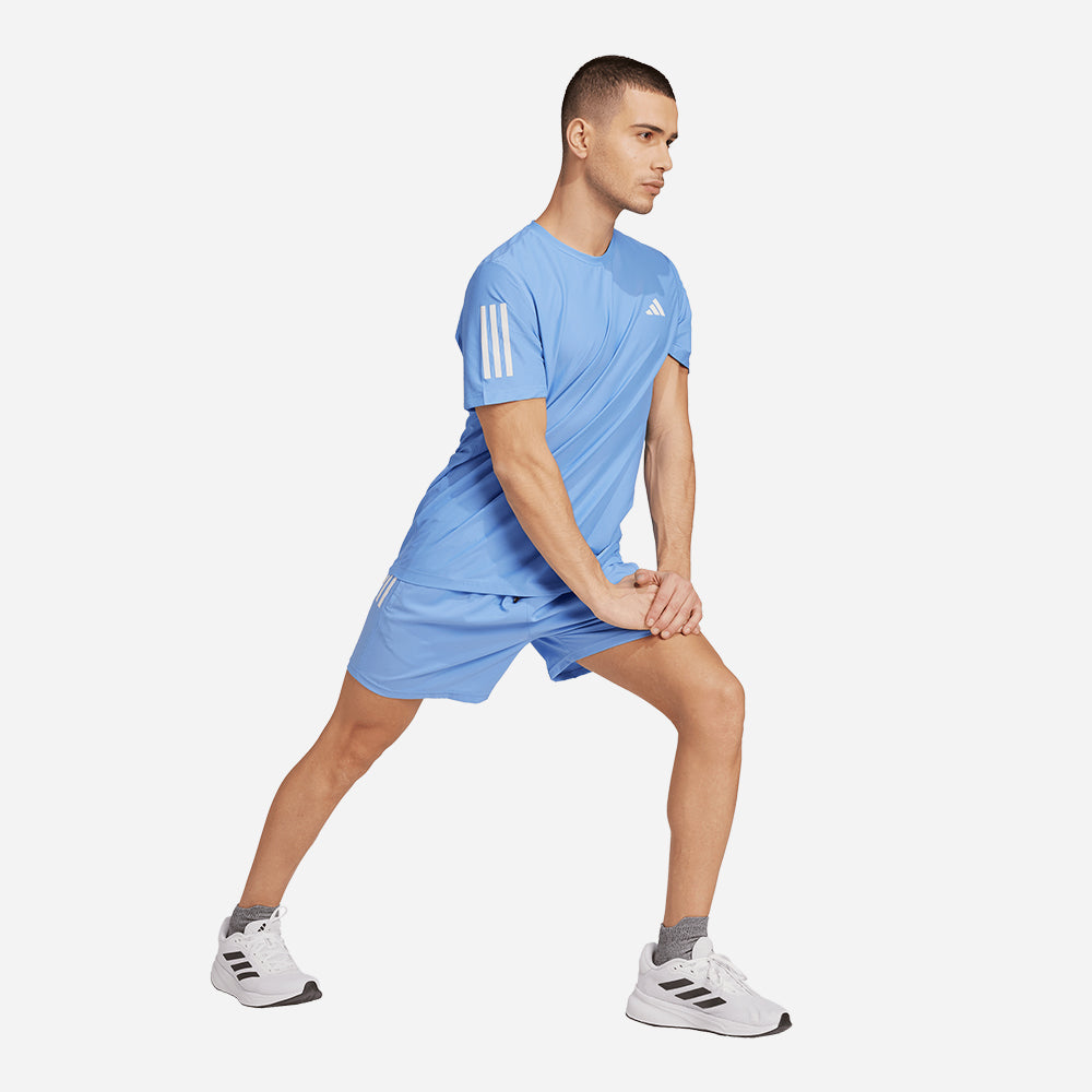 Áo Thun Nam Adidas Own The Run - Xanh Dương - Supersports Vietnam