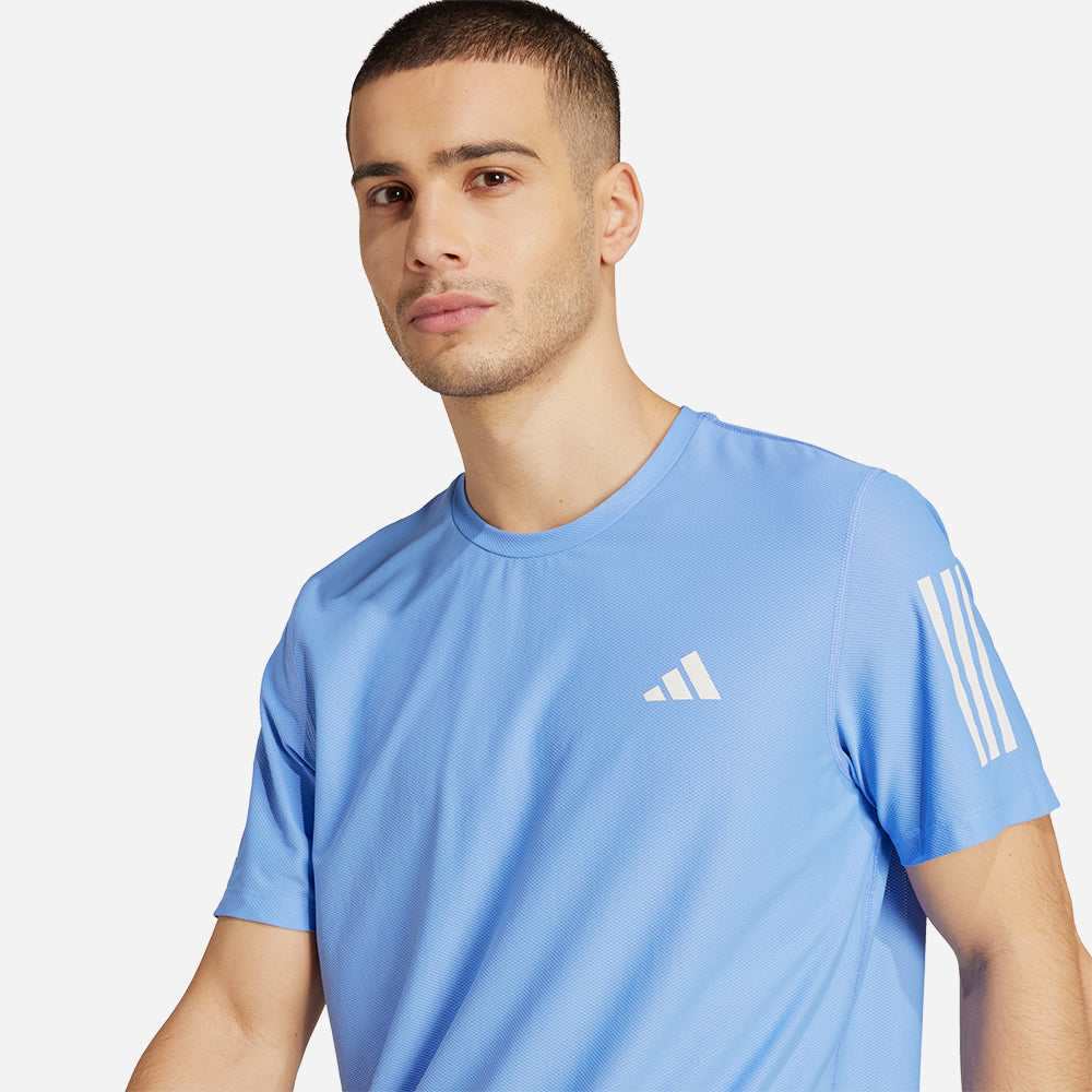 Áo Thun Nam Adidas Own The Run - Xanh Dương - Supersports Vietnam