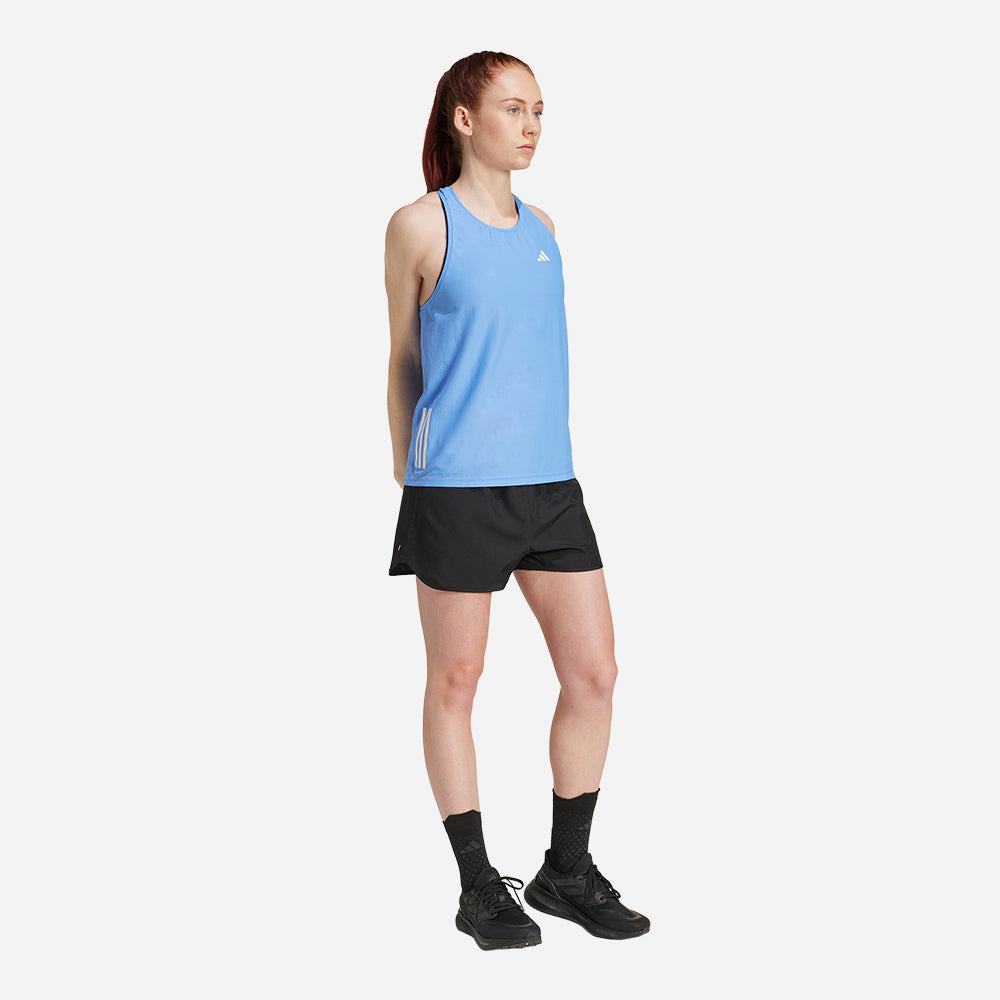 Áo Ba Lỗ Nữ Adidas Own The Run - Xanh Dương - Supersports Vietnam