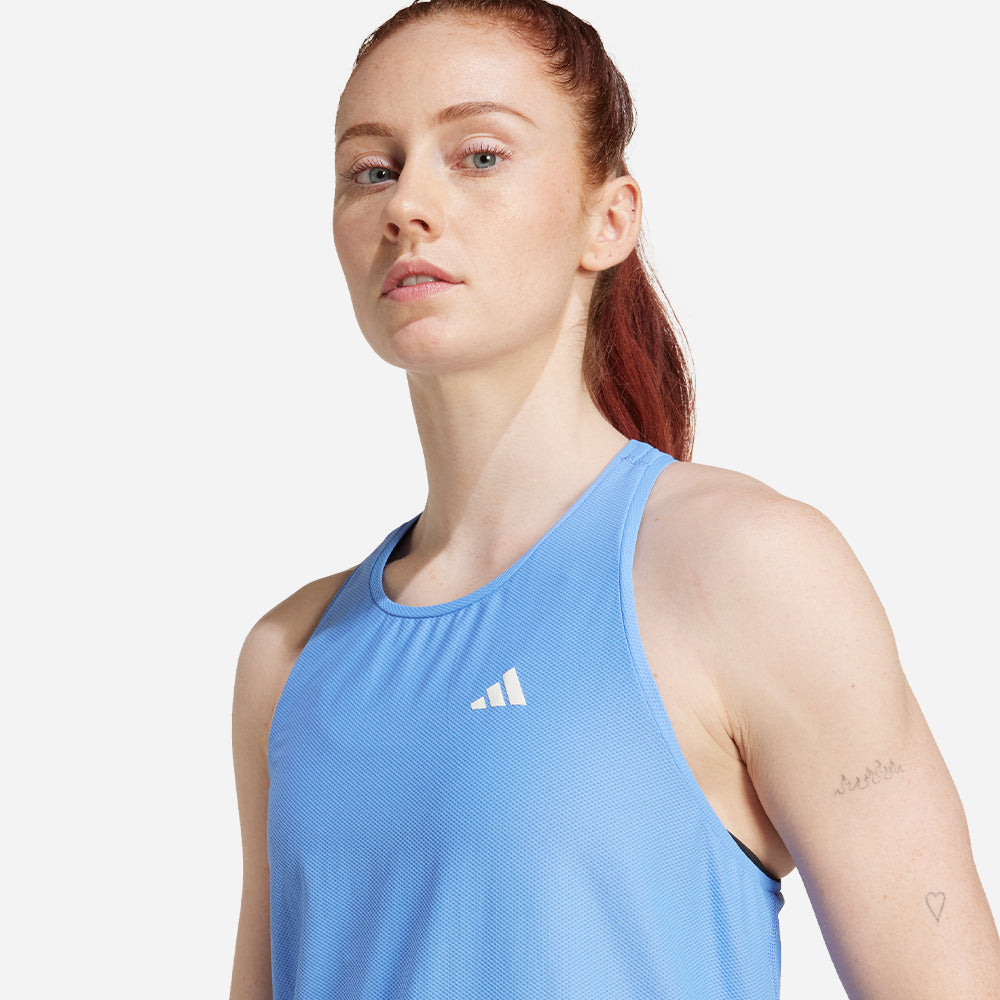Áo Ba Lỗ Nữ Adidas Own The Run - Xanh Dương - Supersports Vietnam