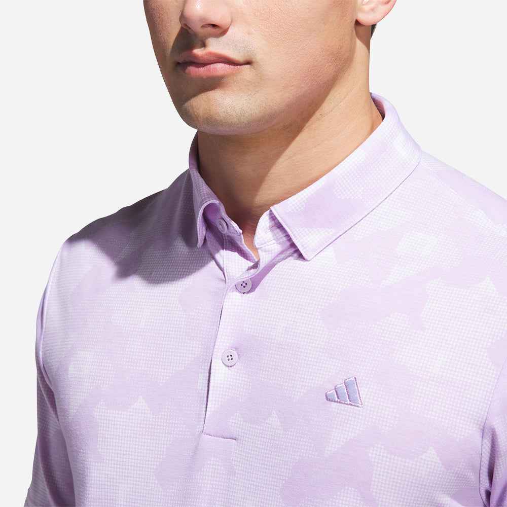 Áo Polo Golf Nam Adidas Go-To Printed - Tím - Supersports Vietnam