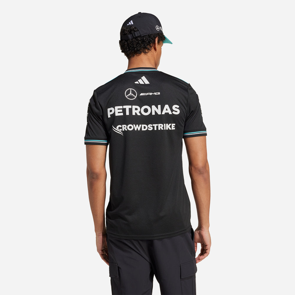 Áo Thun Tay Ngắn Nam Adidas Mercedes Driver - Đen - Supersports Vietnam