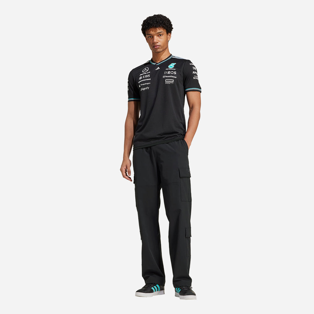 Áo Thun Tay Ngắn Nam Adidas Mercedes Driver - Đen - Supersports Vietnam