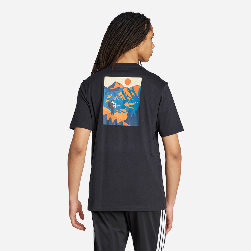 Áo Thun Nam Adidas Doodle Hunt Hike Graphic - Đen - Supersports Vietnam