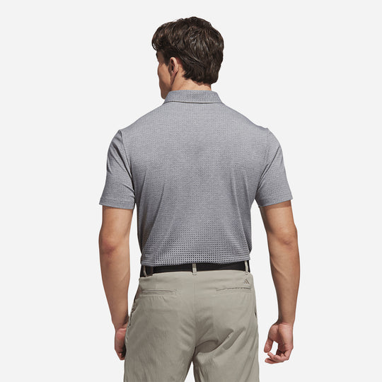 Áo Polo Nam Adidas Go-To Rise Print - Xám