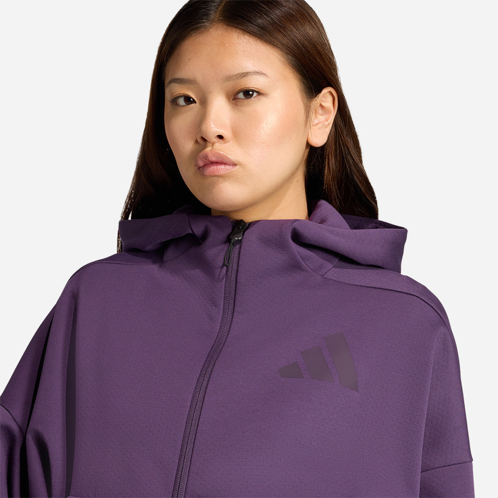 Áo Khoác Nữ Adidas Z.N.E. Full-Zip - Tím - Supersports Vietnam