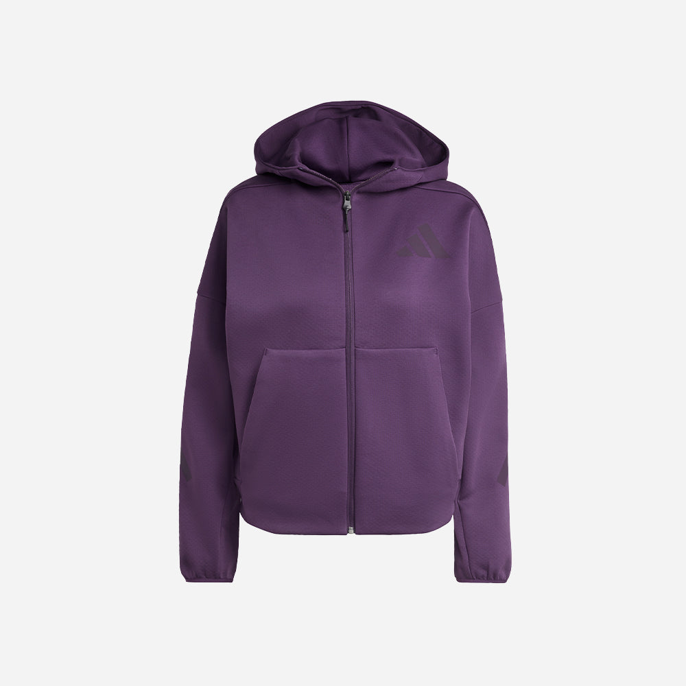 Áo Khoác Nữ Adidas Z.N.E. Full-Zip - Tím - Supersports Vietnam