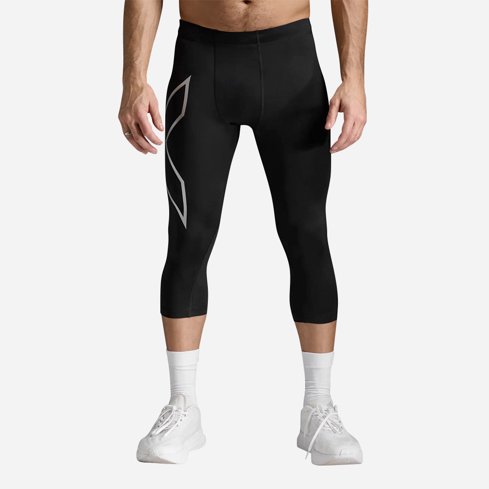 Quần Bó Thể Thao Nam 2XU Core Compression 3/4 - Đen - Supersports Vietnam
