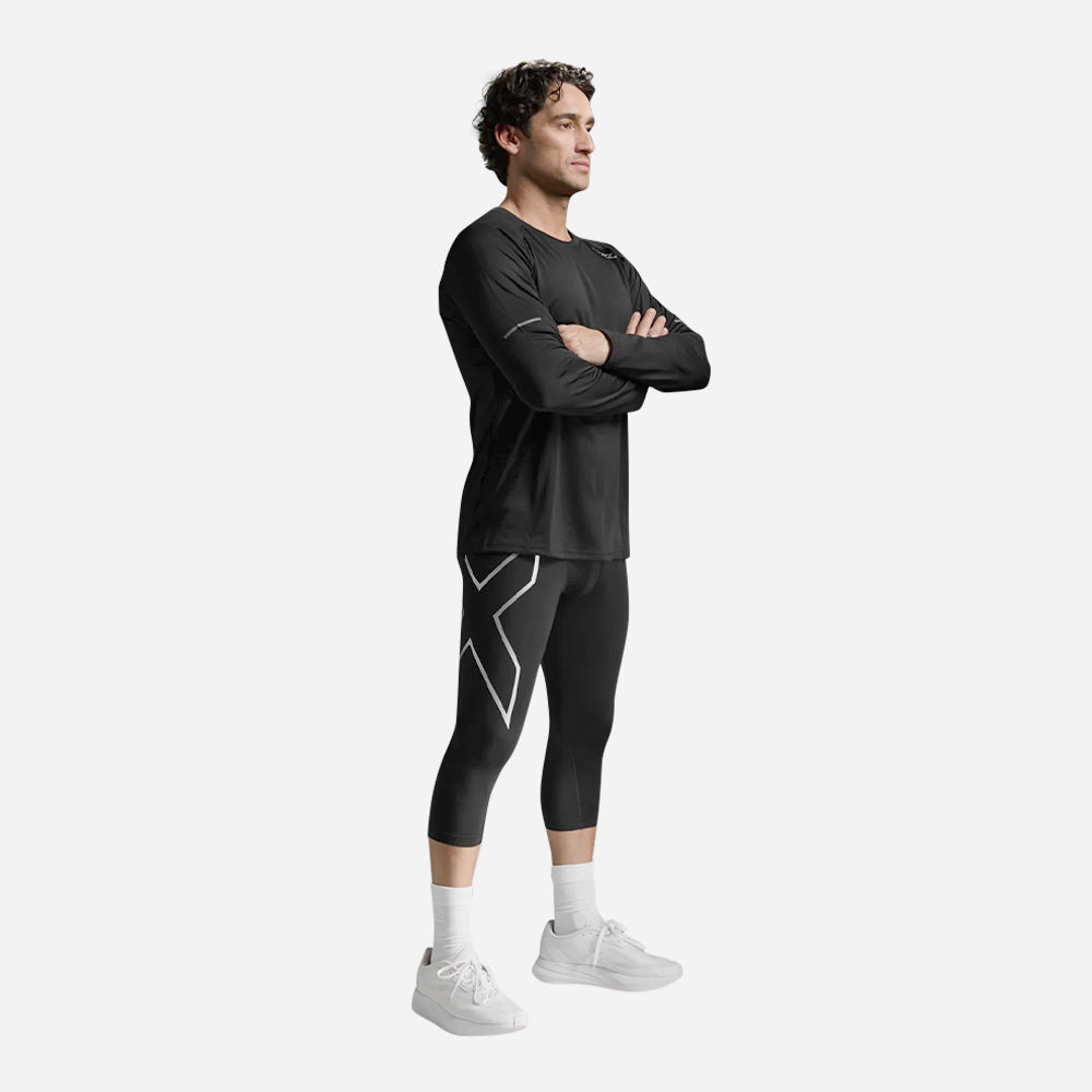 Quần Bó Thể Thao Nam 2XU Core Compression 3/4 - Đen - Supersports Vietnam