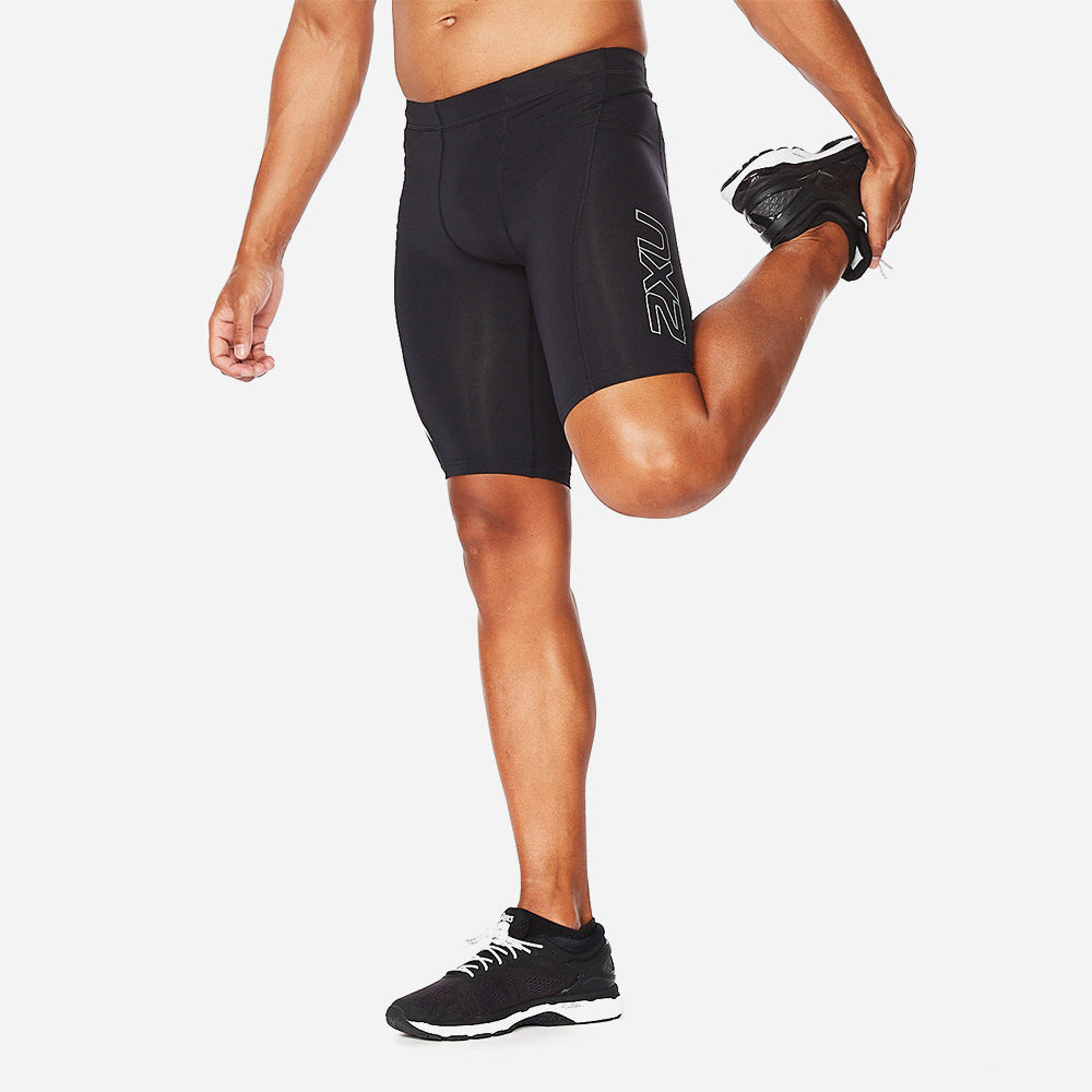Quần Ngắn Bó Cơ Nam 2XU Core Compression - Đen - Supersports Vietnam