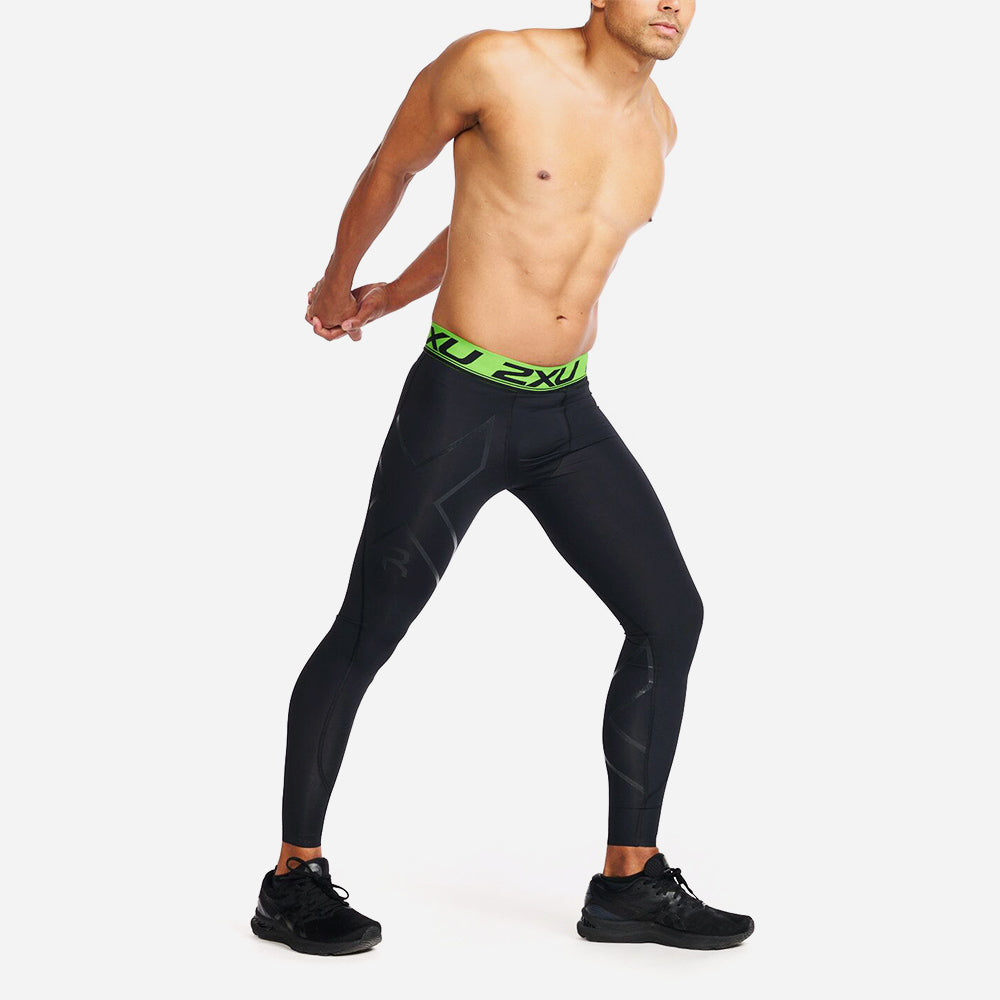 Quần Dài Bó Cơ Nam 2XU Refresh Recovery Compression - Đen - Supersports Vietnam