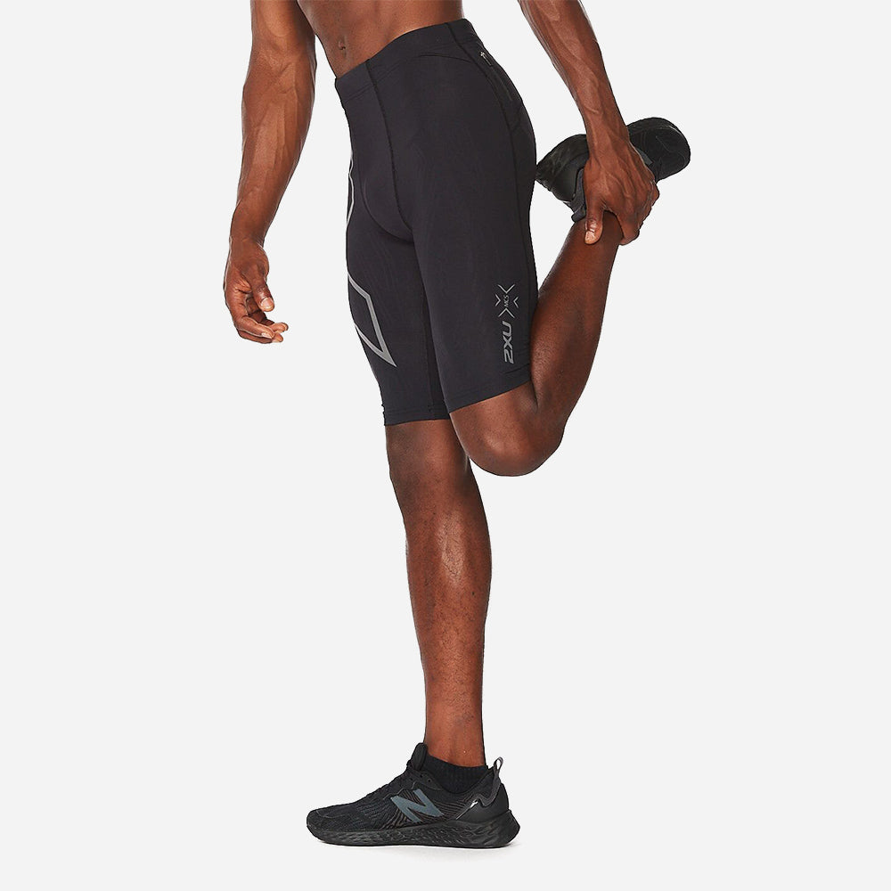 Quần Ngắn Bó Cơ Nam 2XU Light Speed Compression - Đen - Supersports Vietnam