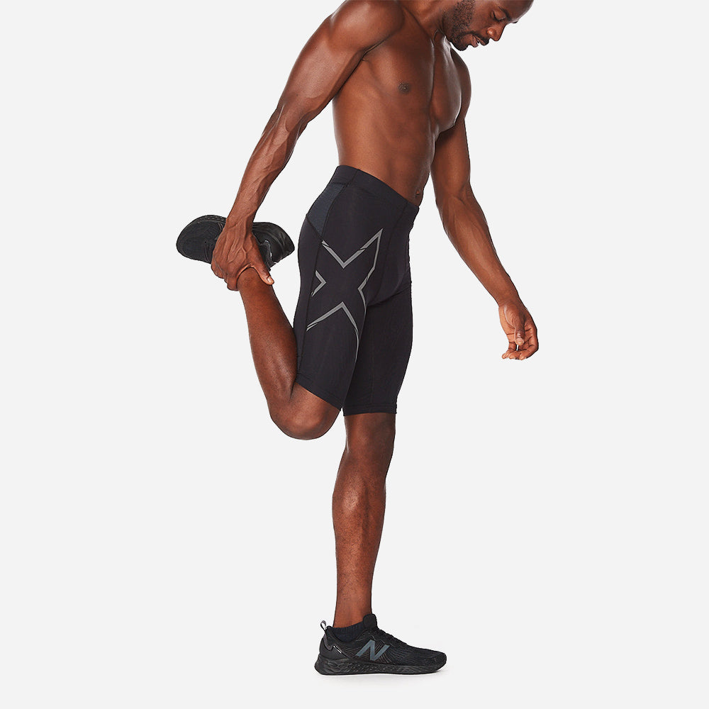 Quần Ngắn Bó Cơ Nam 2XU Light Speed Compression - Đen - Supersports Vietnam