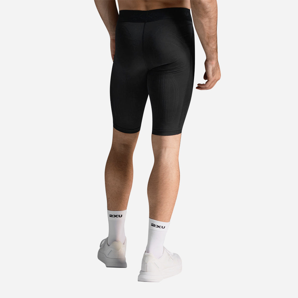 Quần Ngắn Nam 2XU Force Compression - Đen - Supersports Vietnam