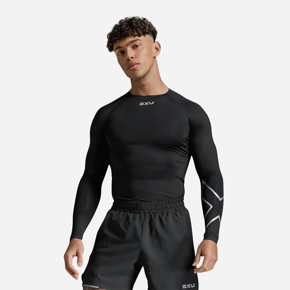 Áo Tay Dài Bó Cơ Nam 2XU Core Compression - Đen - Supersports Vietnam