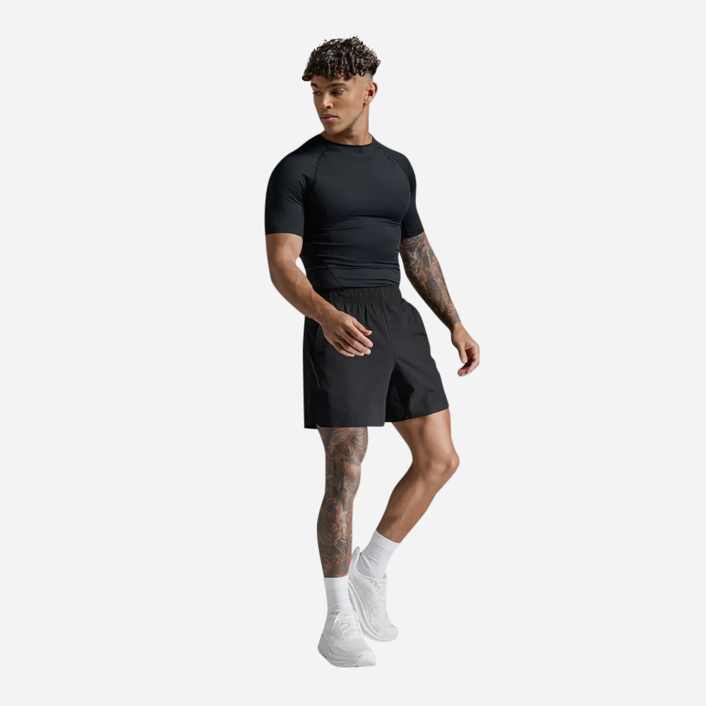 Áo Thun Tay Ngắn Bó Cơ Nam 2XU Core Compression - Đen - Supersports Vietnam