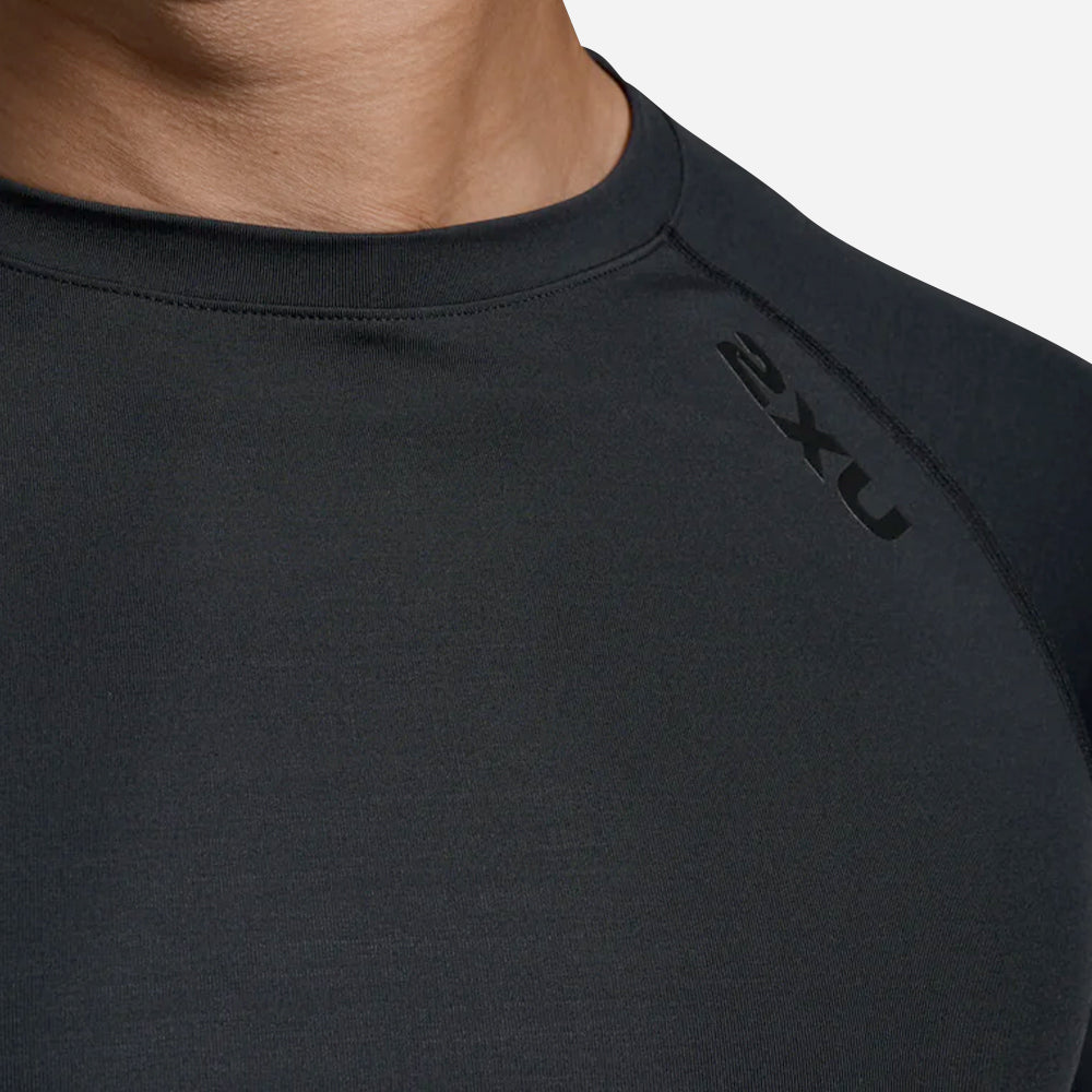 Áo Thun Tay Ngắn Bó Cơ Nam 2XU Core Compression - Đen - Supersports Vietnam