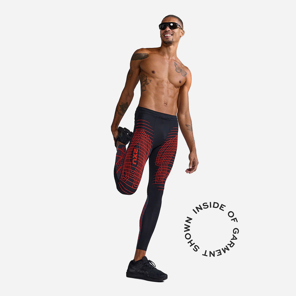 Quần Bó Thể Thao Nam 2XU Light Speed React Comp - Đen - Supersports Vietnam