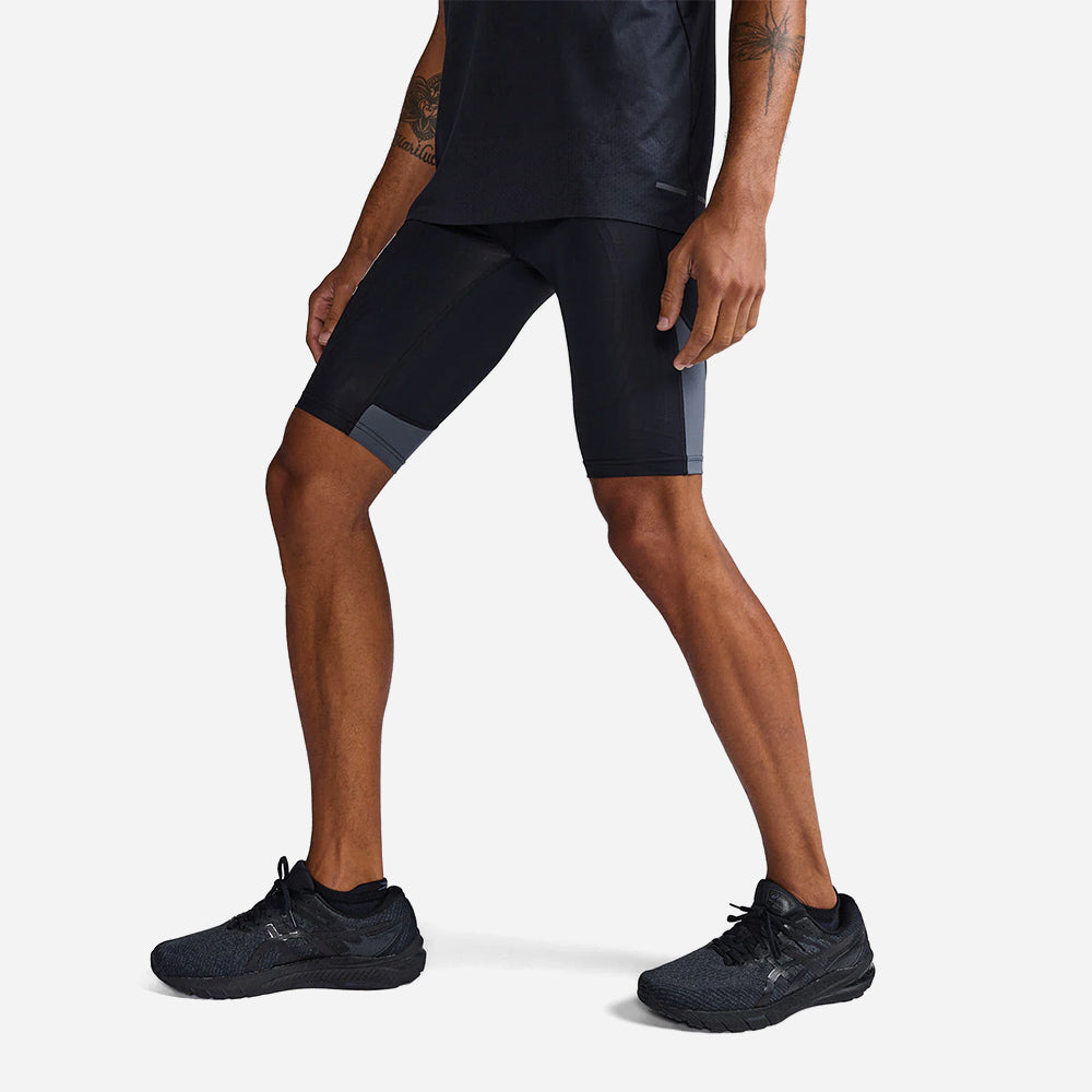 Quần Ngắn Bó Cơ Nam 2XU Light Speed React Compression - Đen - Supersports Vietnam