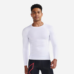 Áo Tay Dài Bó Cơ Nam 2XU Core Compression Game Day - Trắng - Supersports Vietnam