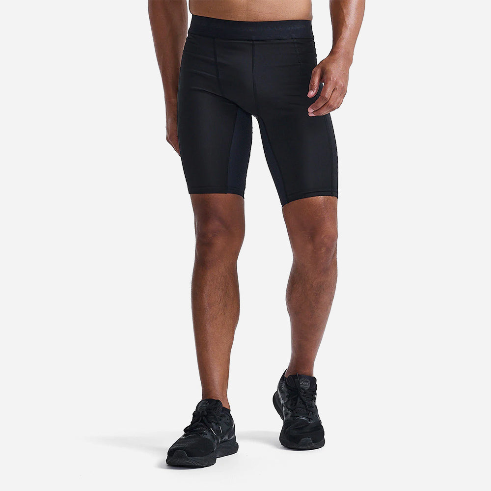Quần Ngắn Base Layer Nam 2XU Base Layer Compression - Đen - Supersports Vietnam