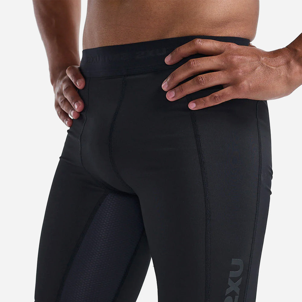 Quần Ngắn Base Layer Nam 2XU Base Layer Compression - Đen - Supersports Vietnam